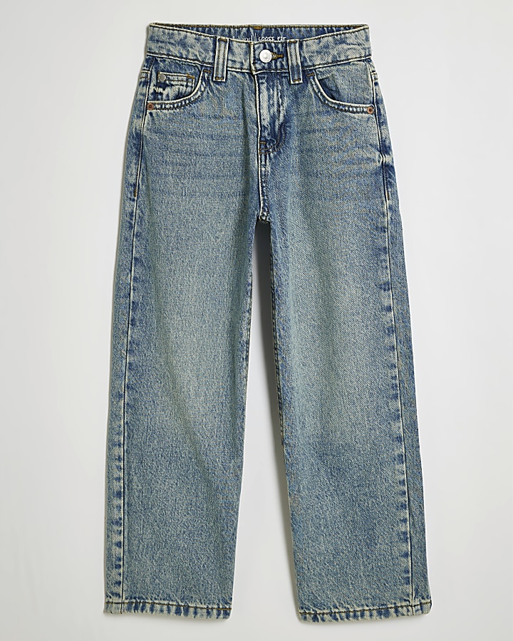 Boys Blue Loose Fit Jeans
