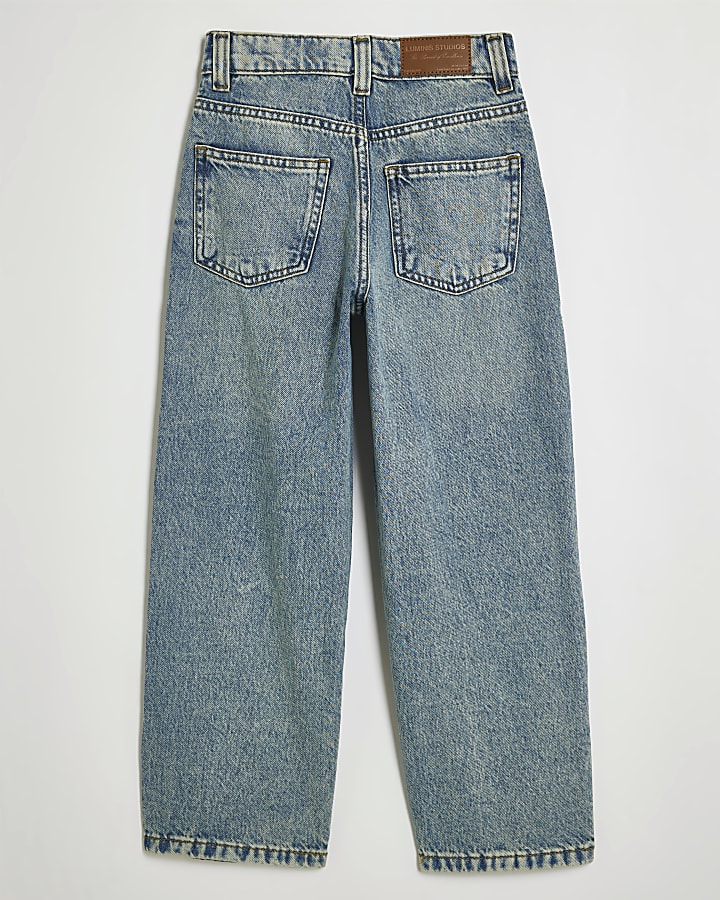 Boys Blue Loose Fit Jeans