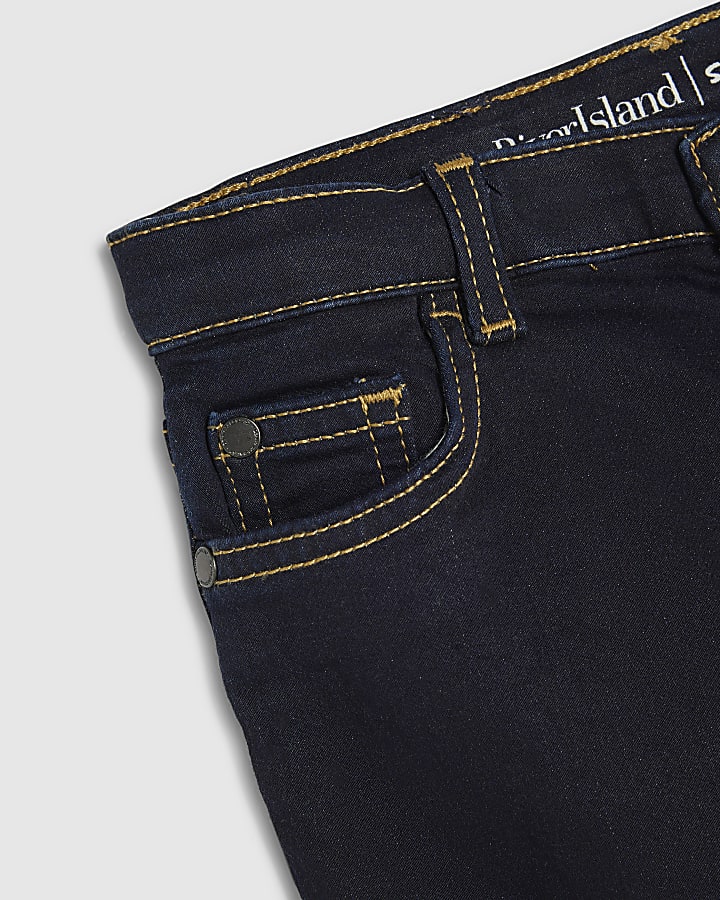 Mini Boys Navy Straight Jeans