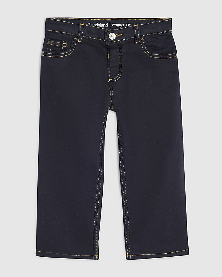 Mini Boys Navy Straight Jeans
