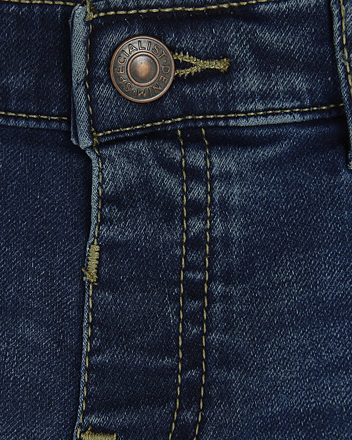 Mini Boys Blue Stretch Slim Jeans
