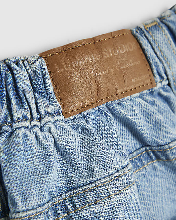 Boys Blue Baggy Fit Jeans