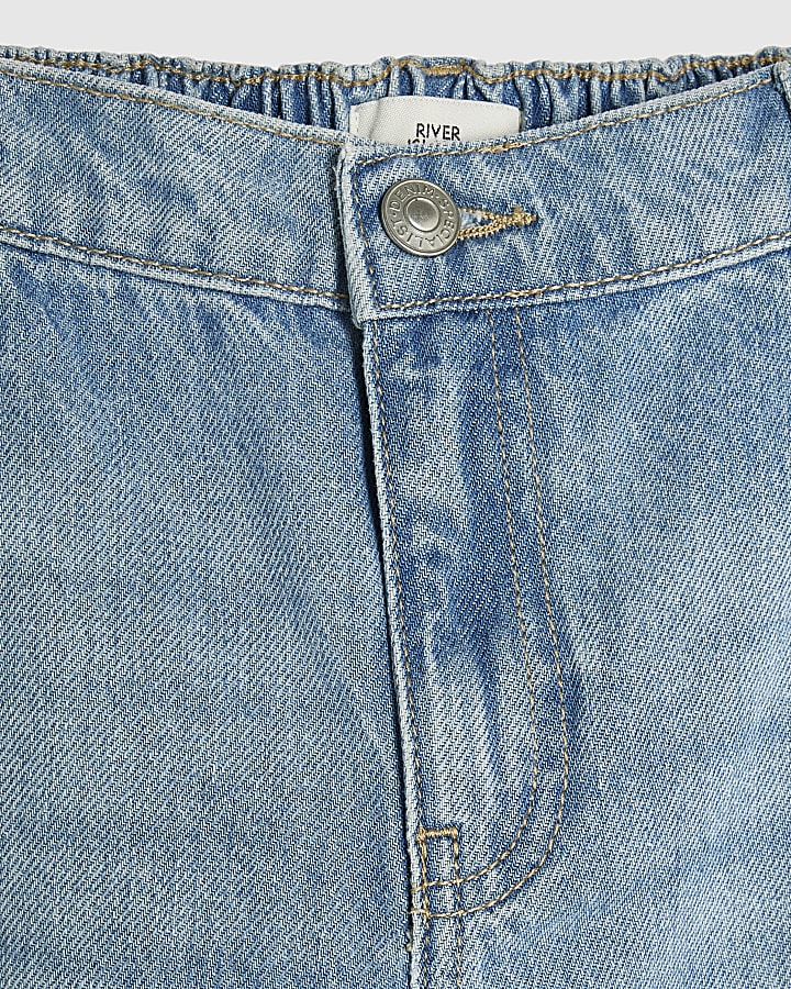 Boys Blue Baggy Fit Jeans