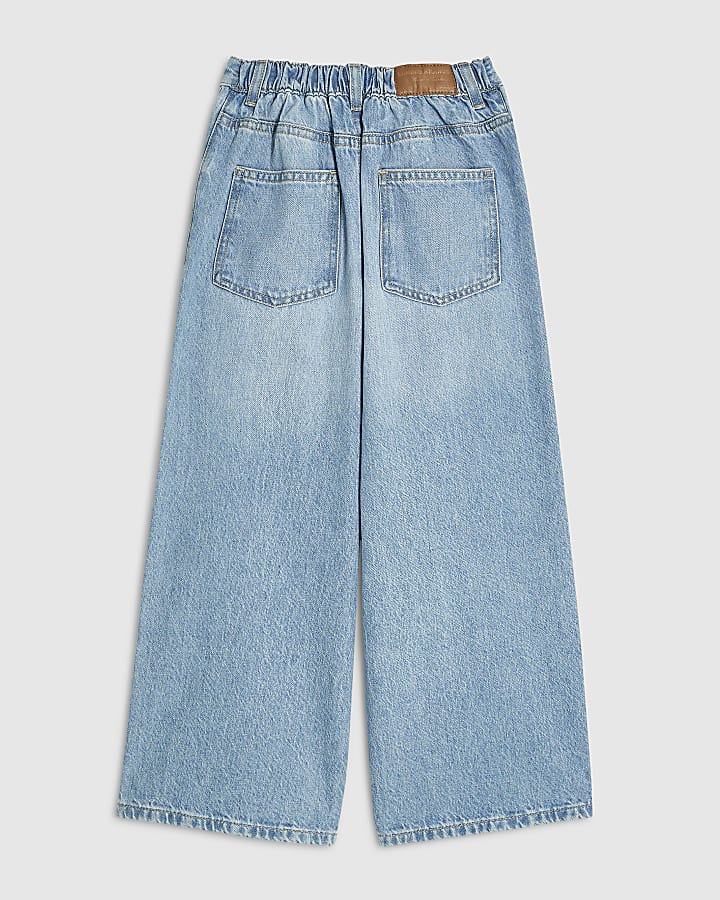 Boys Blue Baggy Fit Jeans