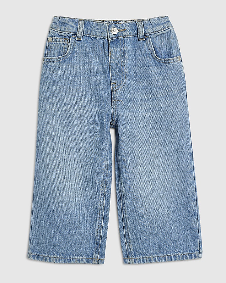 Mini Boys Blue Baggy Jeans