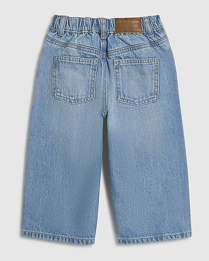 Mini Boys Blue Baggy Jeans
