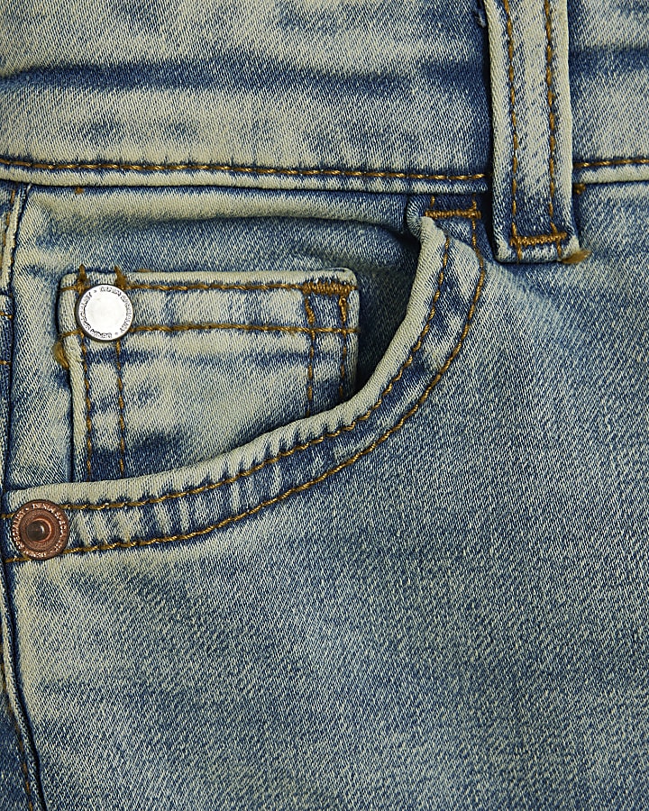 Mini Boys Blue Loose Fit Jeans
