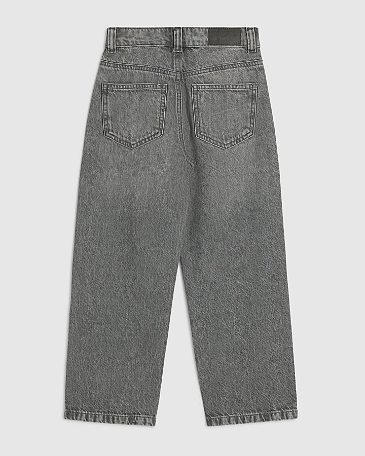 Boys Grey Loose Fit Jeans