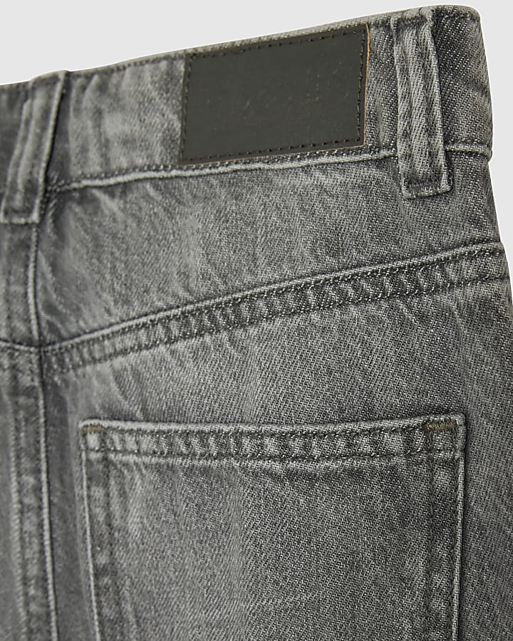 Boys Grey Loose Fit Jeans