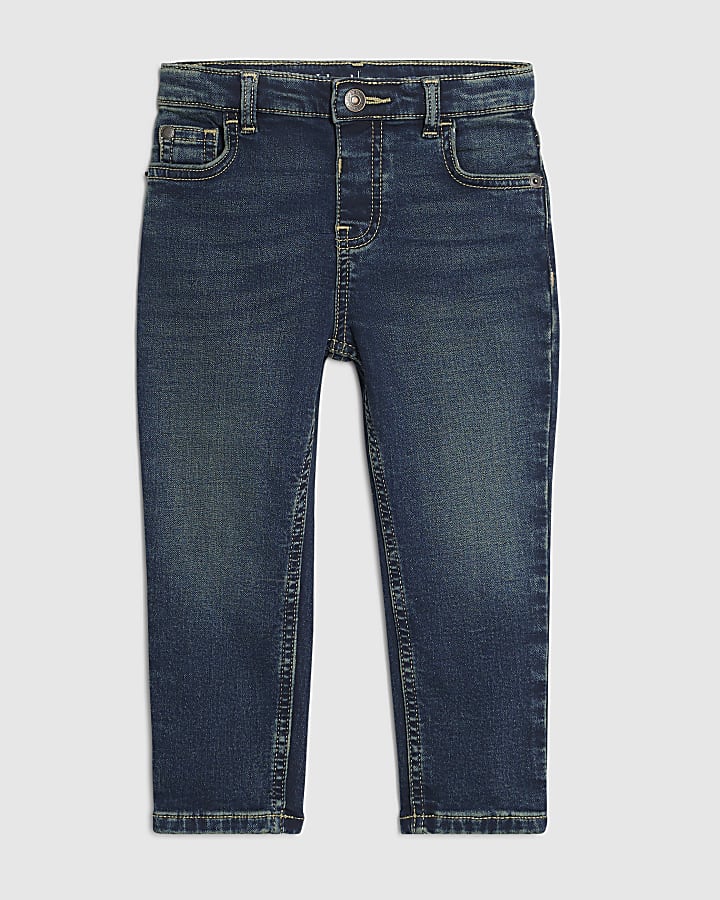 Mini Boys Blue Stretch Skinny Leg Jeans