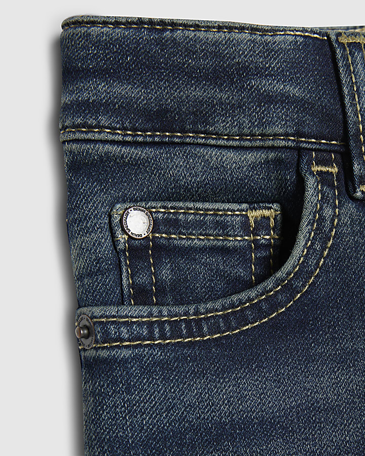 Boys Blue Stretch Skinny Leg Jeans