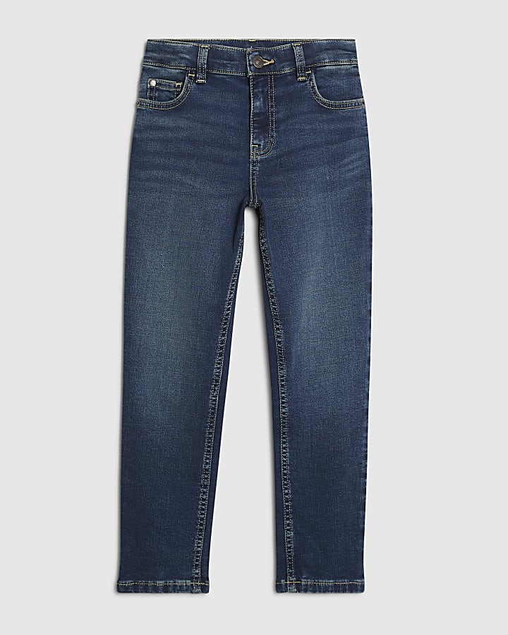 Boys Blue Stretch Skinny Leg Jeans
