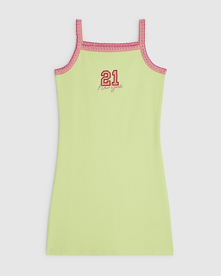 Girls Green 21 New York Cami Dress