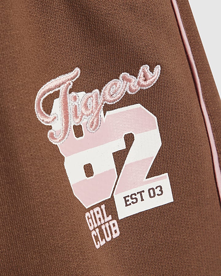 Girls Brown 82 Joggers