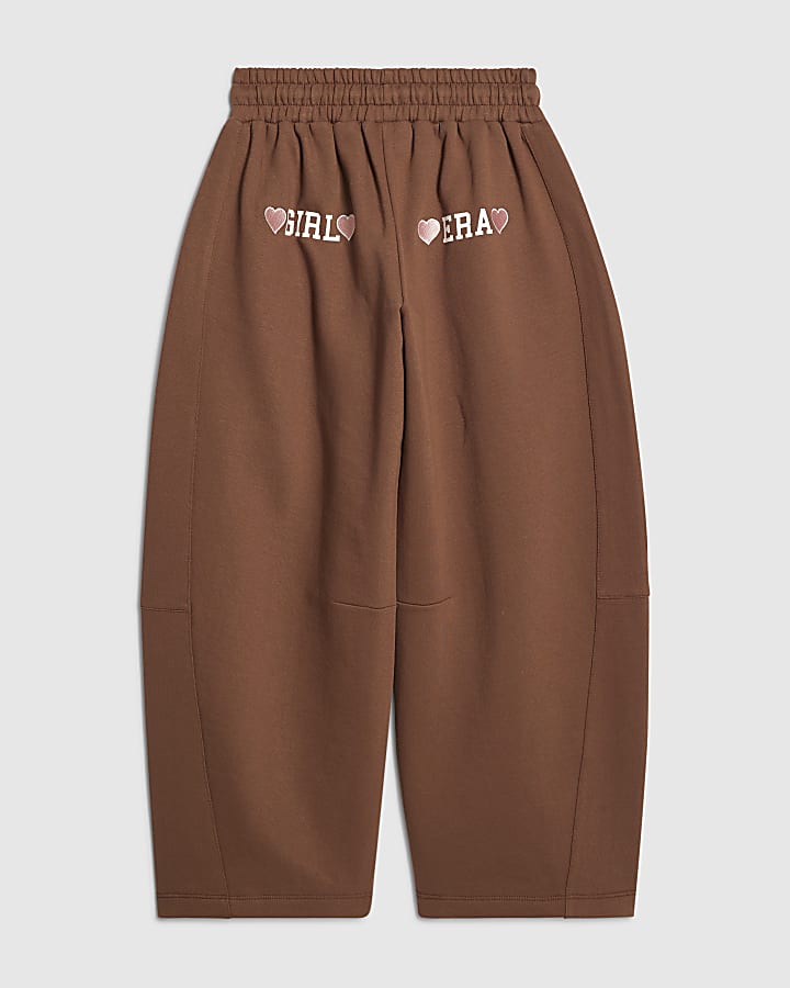 Girls Brown 82 Joggers