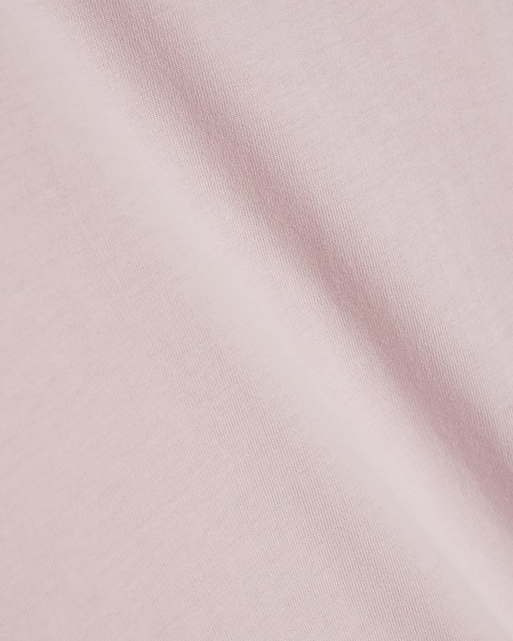 Girls Pink RI Design Studios Metallic T-Shirt