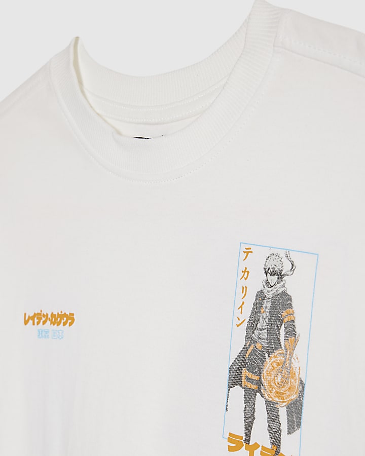 Boys White Ninja T-Shirt