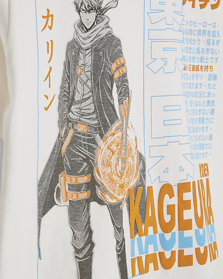 Boys White Ninja T-Shirt