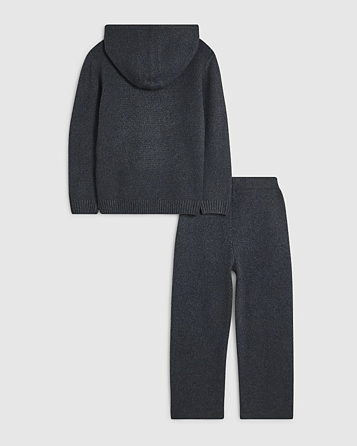 Boys Grey Cosy Essential Hoodie Set
