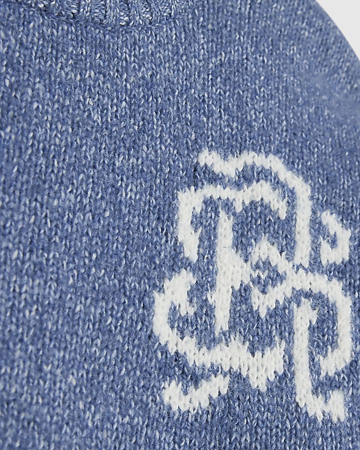 Mini Boys Blue RI Jumper Set