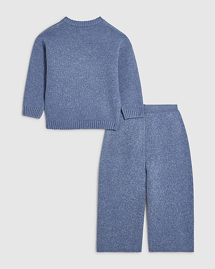 Mini Boys Blue RI Jumper Set