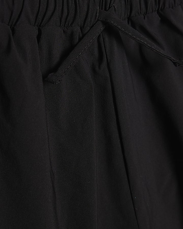 Girls Black Balloon Leg Trousers