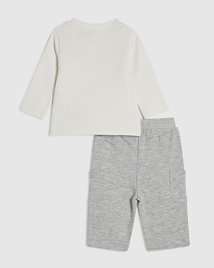 Baby Boys Cream Little Legend T-Shirt Set