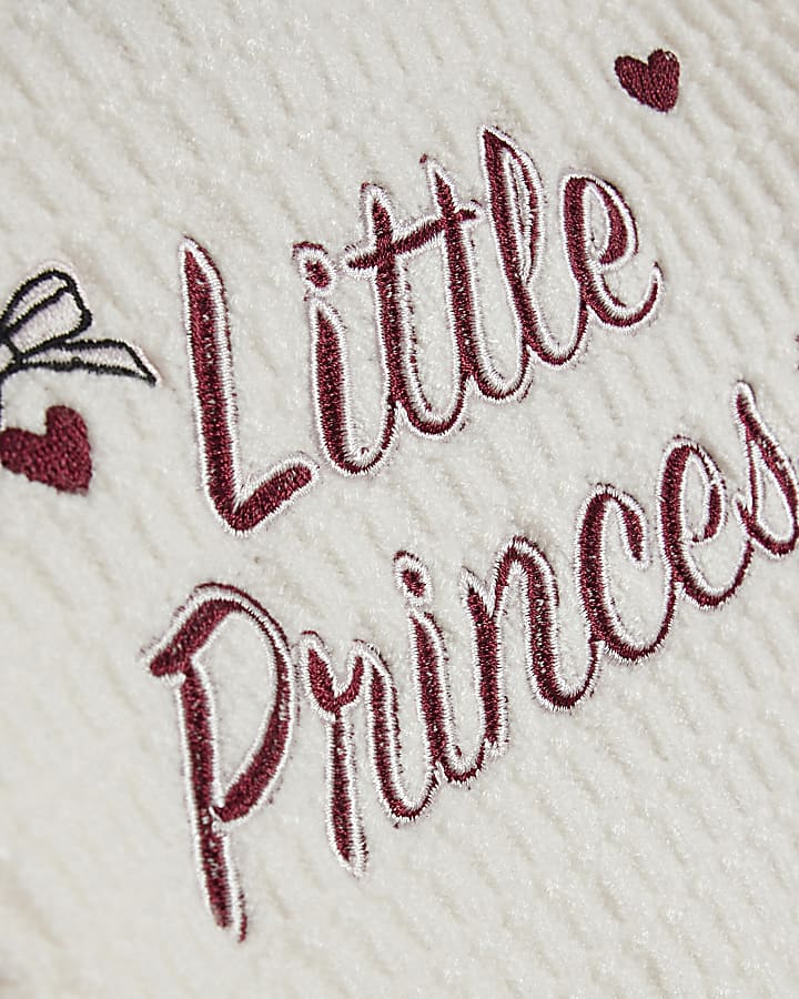 Baby Girls Cream Little Princess Cardigan Set