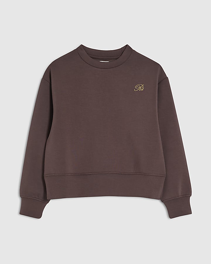 Girls Brown Premium RI Sweatshirt