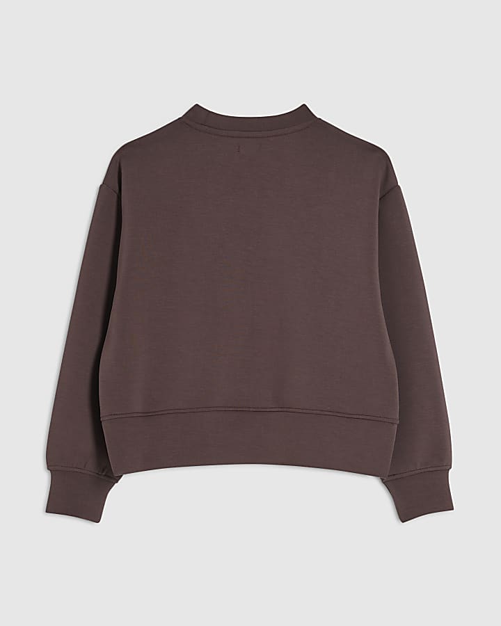 Girls Brown Premium RI Sweatshirt