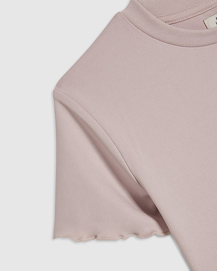 Girls Pink Soft Touch RI T-Shirt
