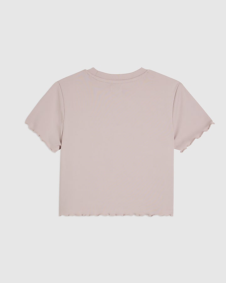 Girls Pink Soft Touch RI T-Shirt