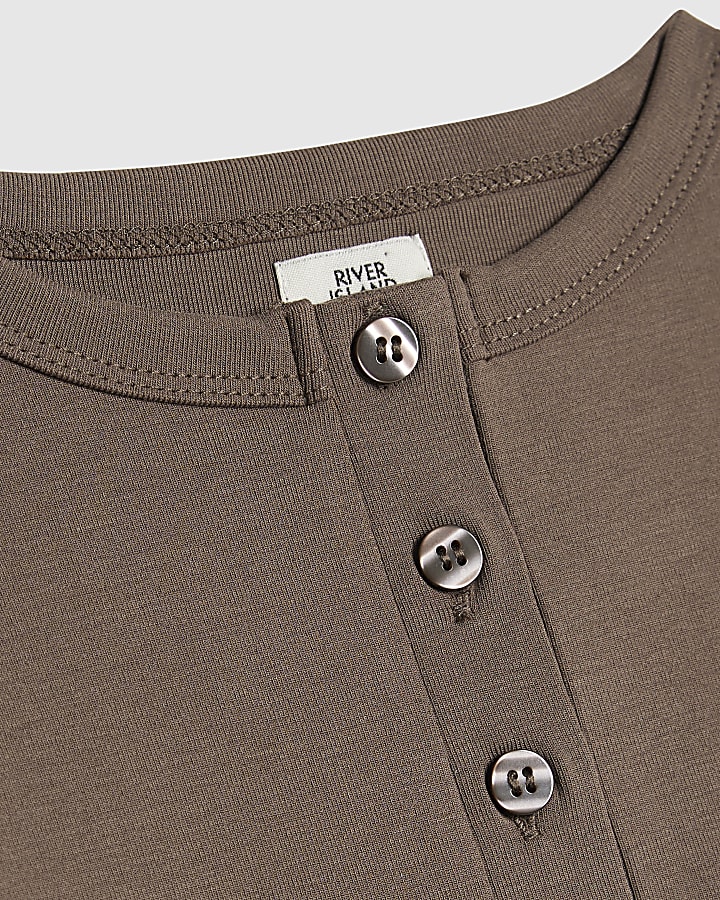 Girls Brown Soft Touch Cardigan