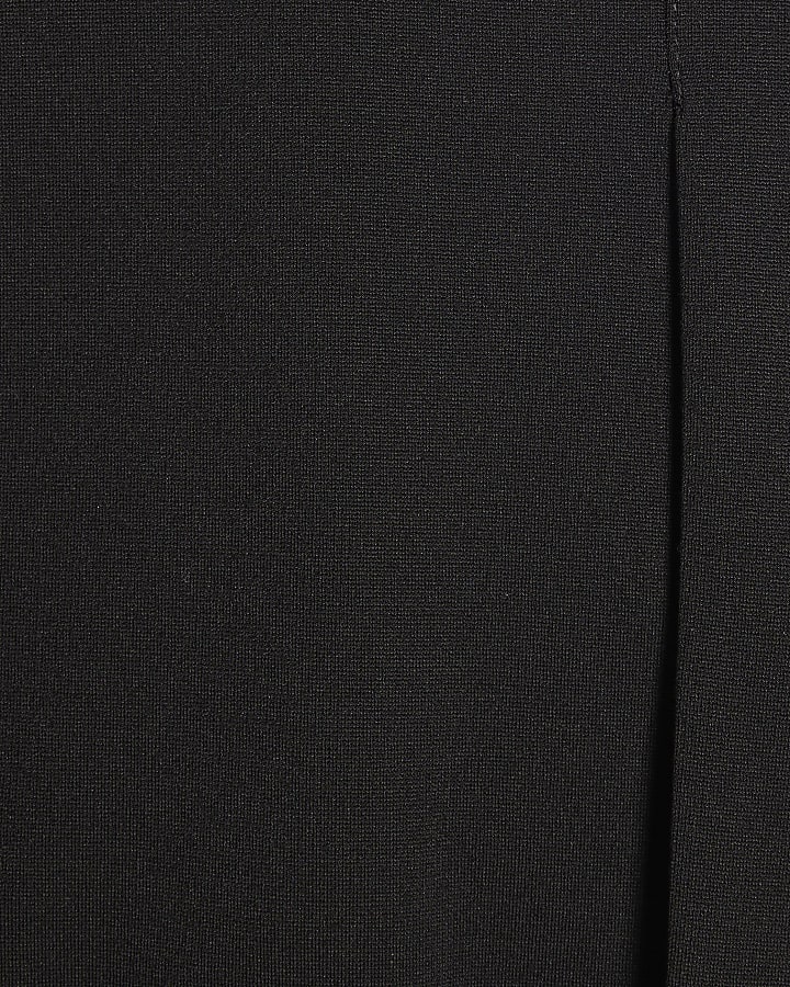 Girls Black Pleated Skirt