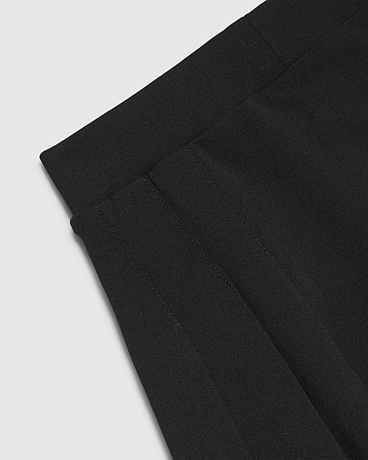 Girls Black Pleated Skirt