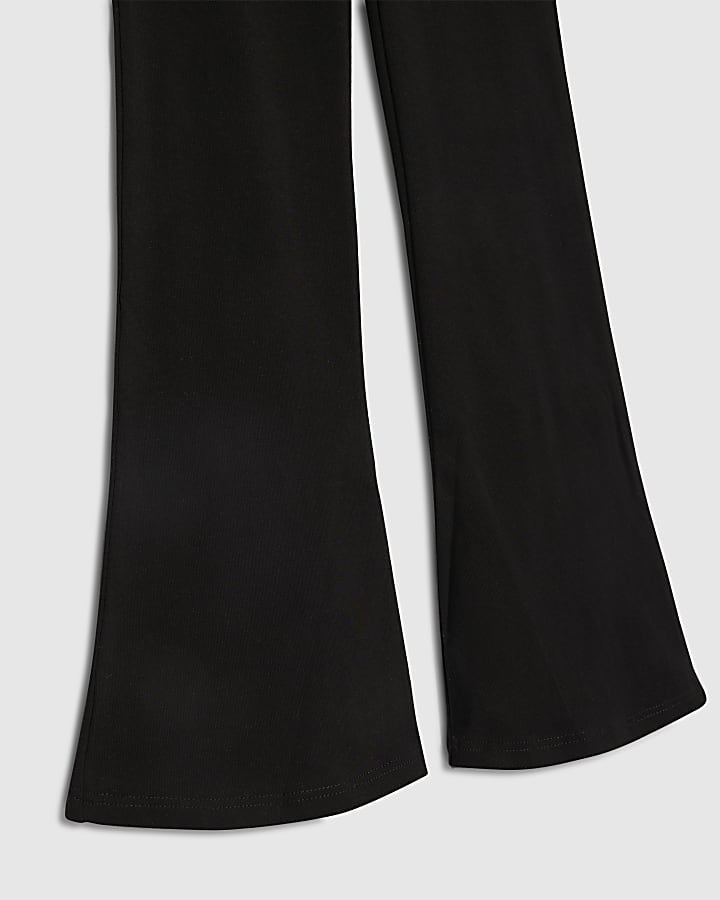 Girls Beige Leopard 67 T-Shirt Set