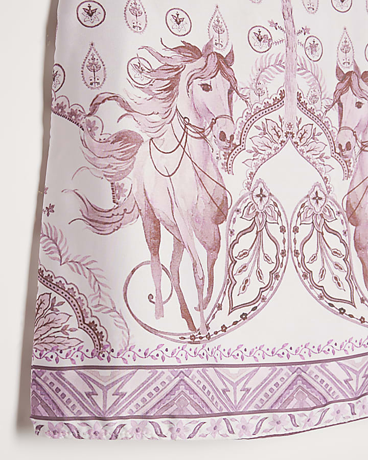 Girls Pink Horse Horse Cami Top