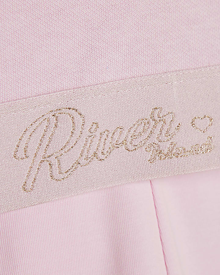 Mini Girls Pink RI Sweatshirt Set