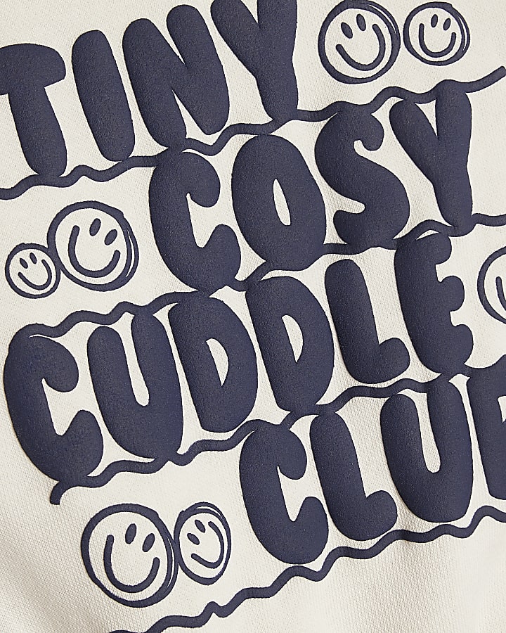Baby Boys Navy Cuddle Club Sweatshirt Set