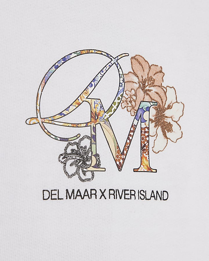 Boys White T-Shirt And Shorts Set