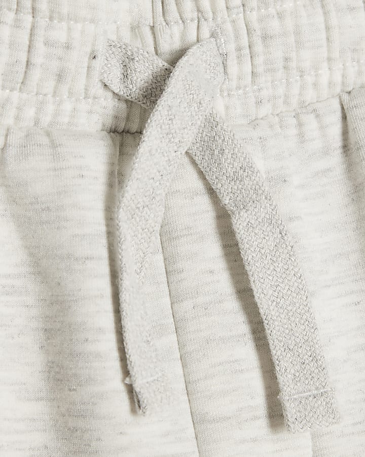 Mini Boys Grey Barrel Leg Joggers