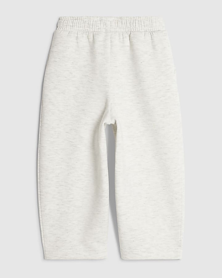Mini Boys Grey Barrel Leg Joggers