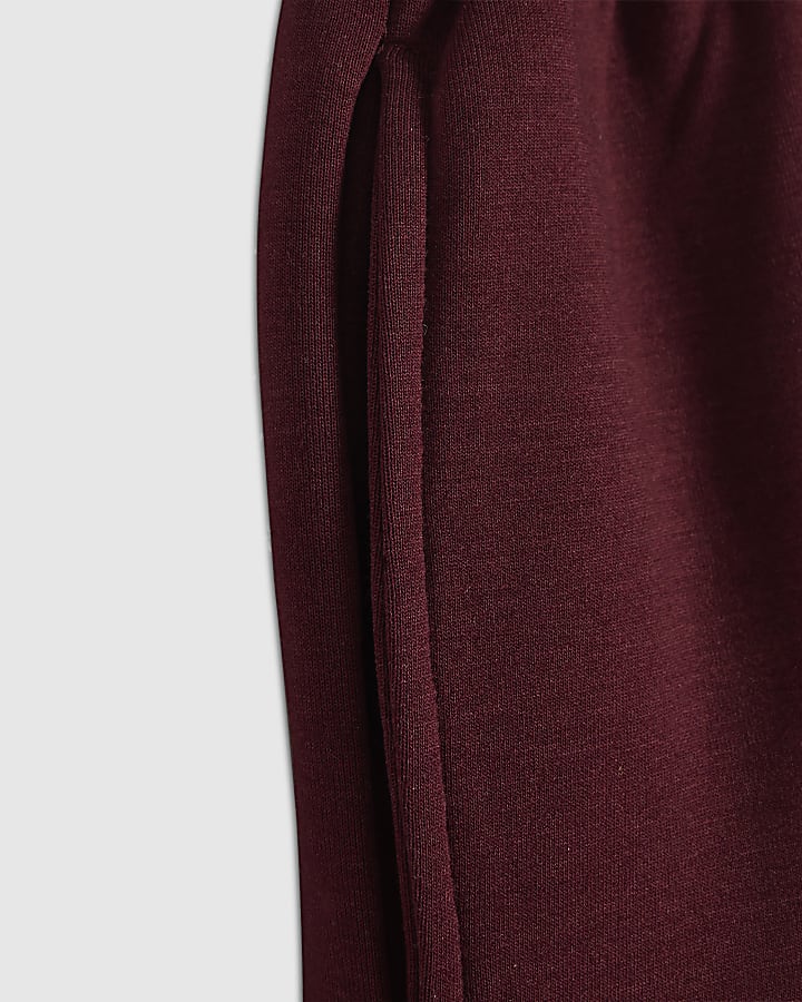 Boys Red RI Wide Leg Joggers