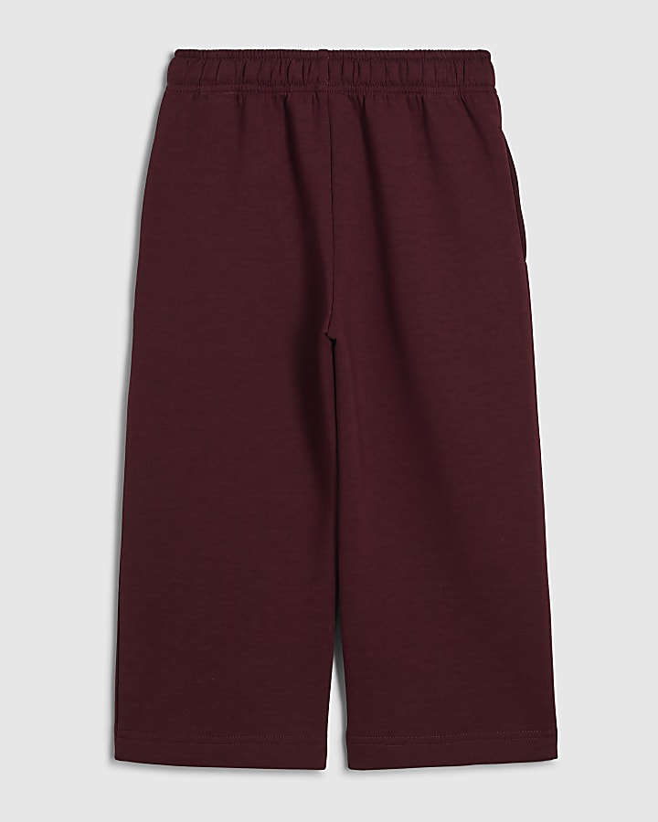 Mini Boys Red RI Wide Leg Joggers