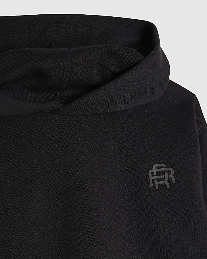 Mini Boys Black RR Hoodie And Joggers Set