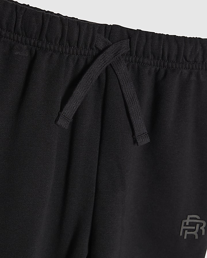Mini Boys Black RR Hoodie And Joggers Set