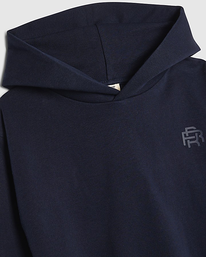 Mini Boys Navy RR Hoodie And Joggers Set