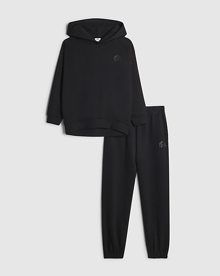 Boys Navy RR Hoodie And Joggers Set
