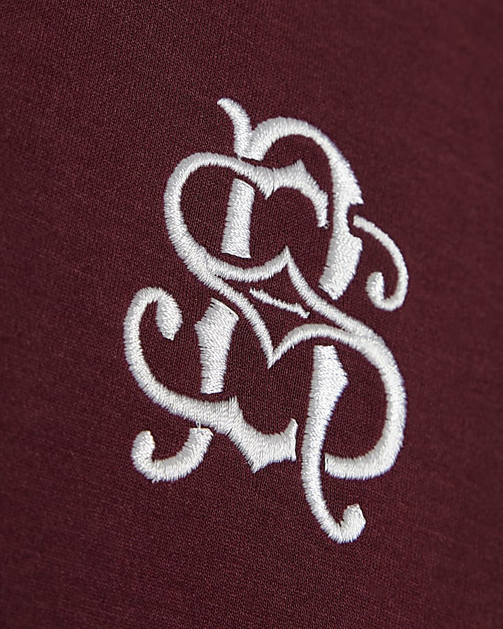Boys Burgundy RI Rugby Sweatshirt