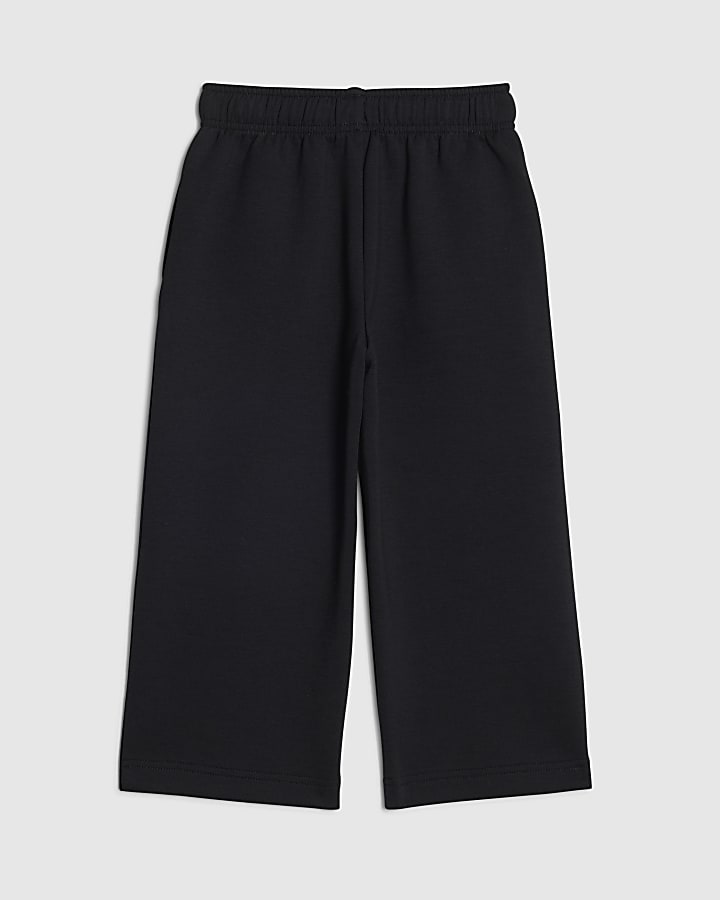 Mini Boys Black RI Wide Leg Joggers